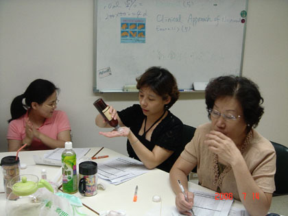 榮民總醫院呼吸照護科，舉辦醫護人員護理芳療訓練課程2008年8月份
