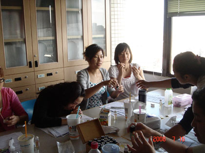 林口長庚醫院呼吸照護科，舉辦醫護人員護理芳療訓練課程2008年8月份