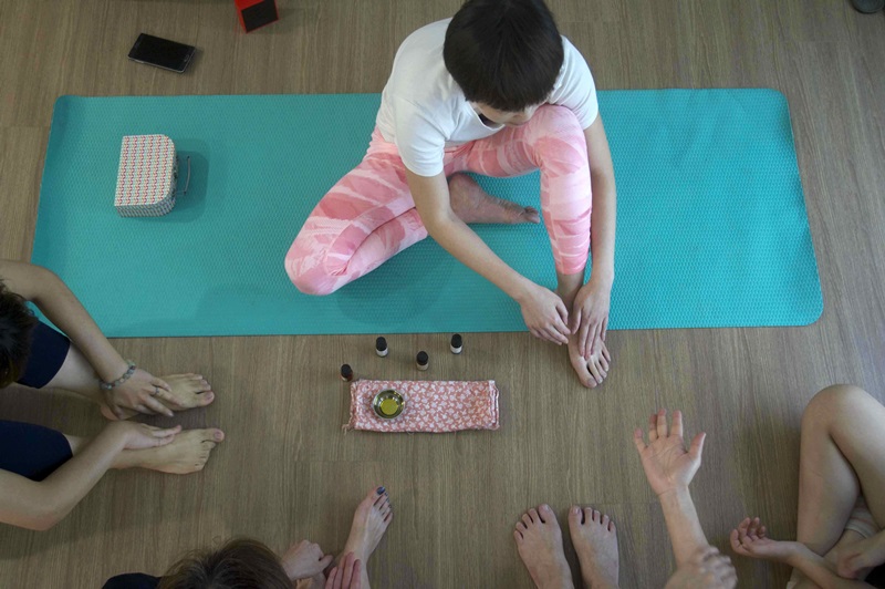 把芳療融入瑜珈工作的文真  聽聽芳香 TWAA台灣芳療協會  圖片來源：受訪者提供